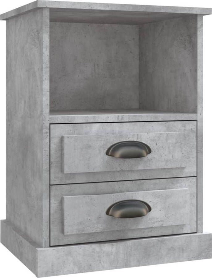 VidaXL -Nachtkastje-43x36x60-cm-betongrijs - Foto 2
