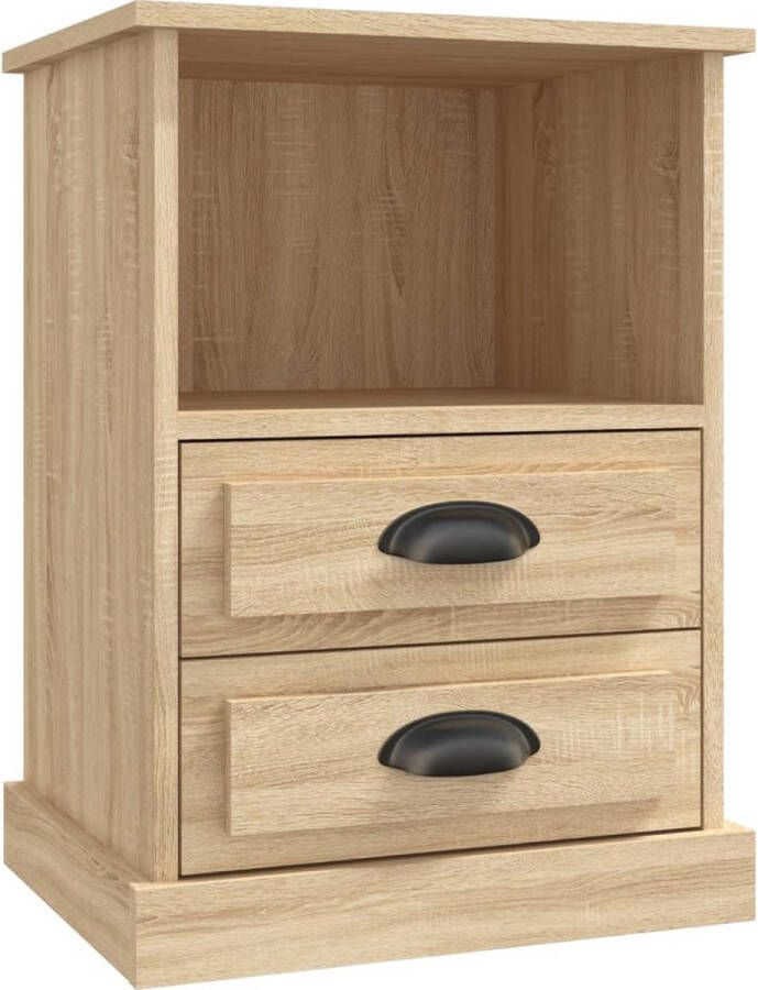 VidaXL -Nachtkastje-43x36x60-cm-sonoma-eikenkleurig - Foto 2
