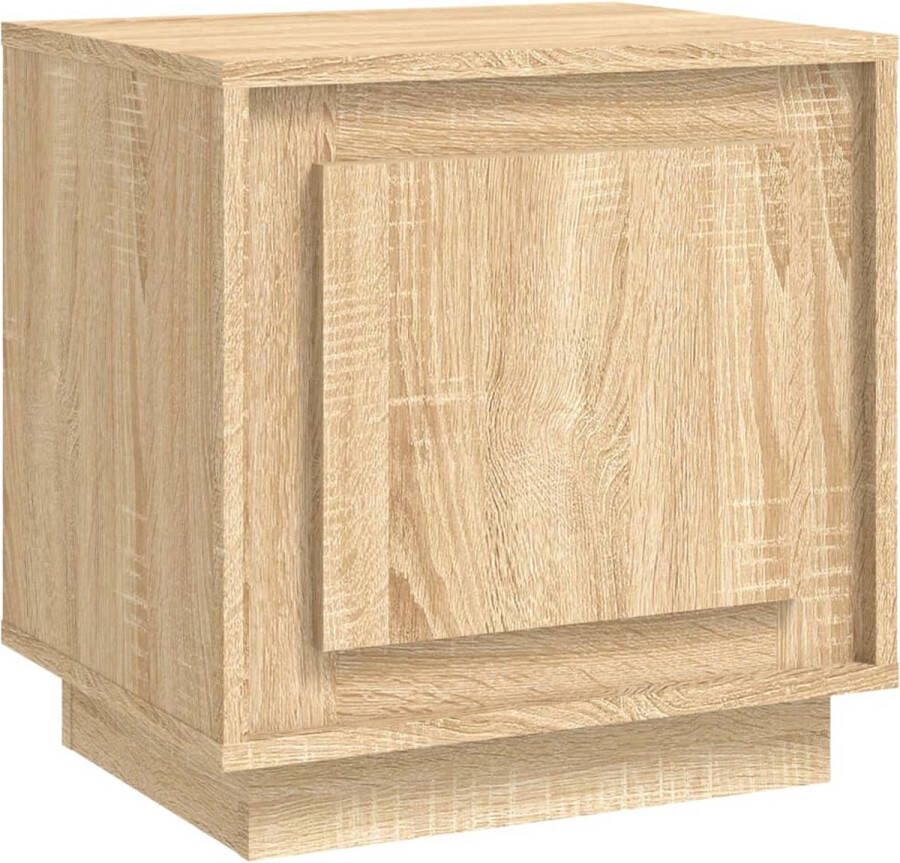 VidaXL -Nachtkastje-44x35x45-cm-bewerkt-hout-sonoma-eikenkleurig - Foto 2