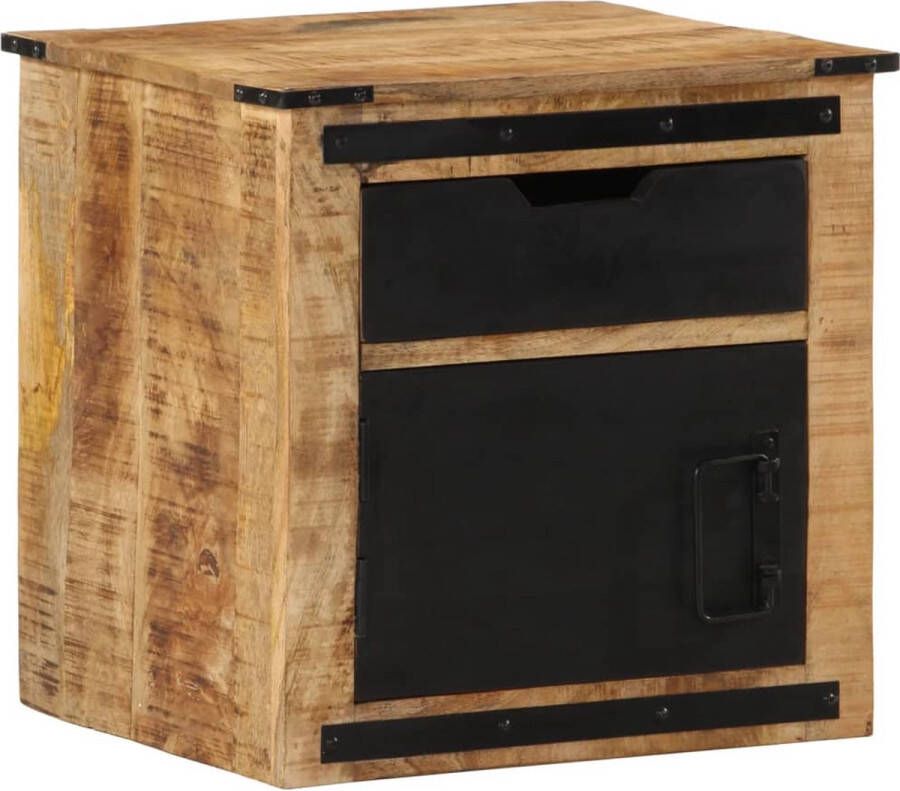 VidaXL -Nachtkastje-45x40x45-cm-massief-mangohout - Foto 2