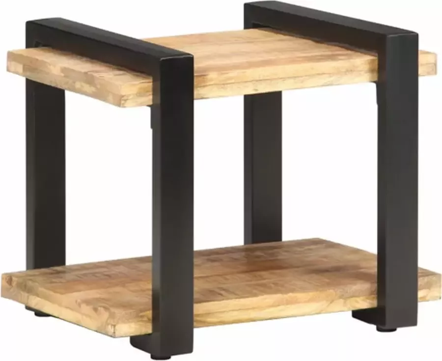 VidaXL -Nachtkastje-50x40x40-cm-ruw-mangohout