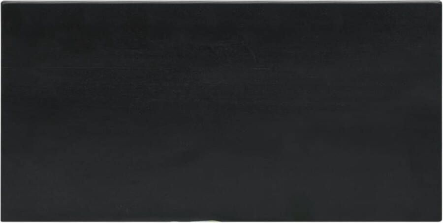 VidaXL -Nachtkastje-60x30x75-cm-massief-mahoniehout-zwart - Foto 2
