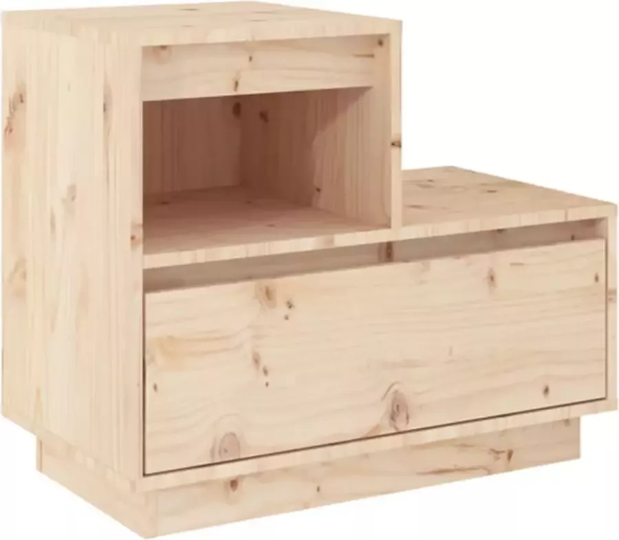 VidaXL -Nachtkastje-60x34x51-cm-massief-grenenhout - Foto 3