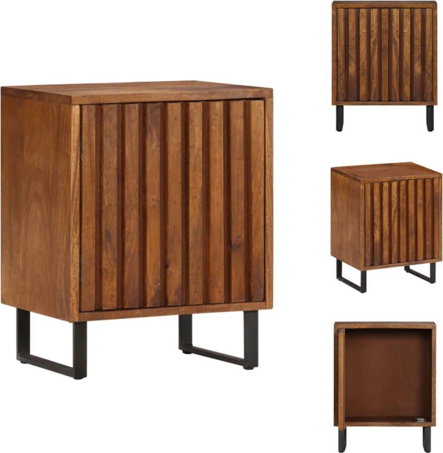 VidaXL Nachtkastje Nachtkastjes Tv-kast Tv-kasten Nachtkastje 40x30x50 cm massief mangohout
