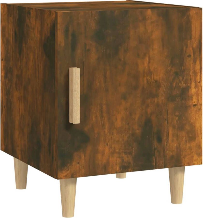 VidaXL -Nachtkastje-bewerkt-hout-gerookt-eikenkleurig