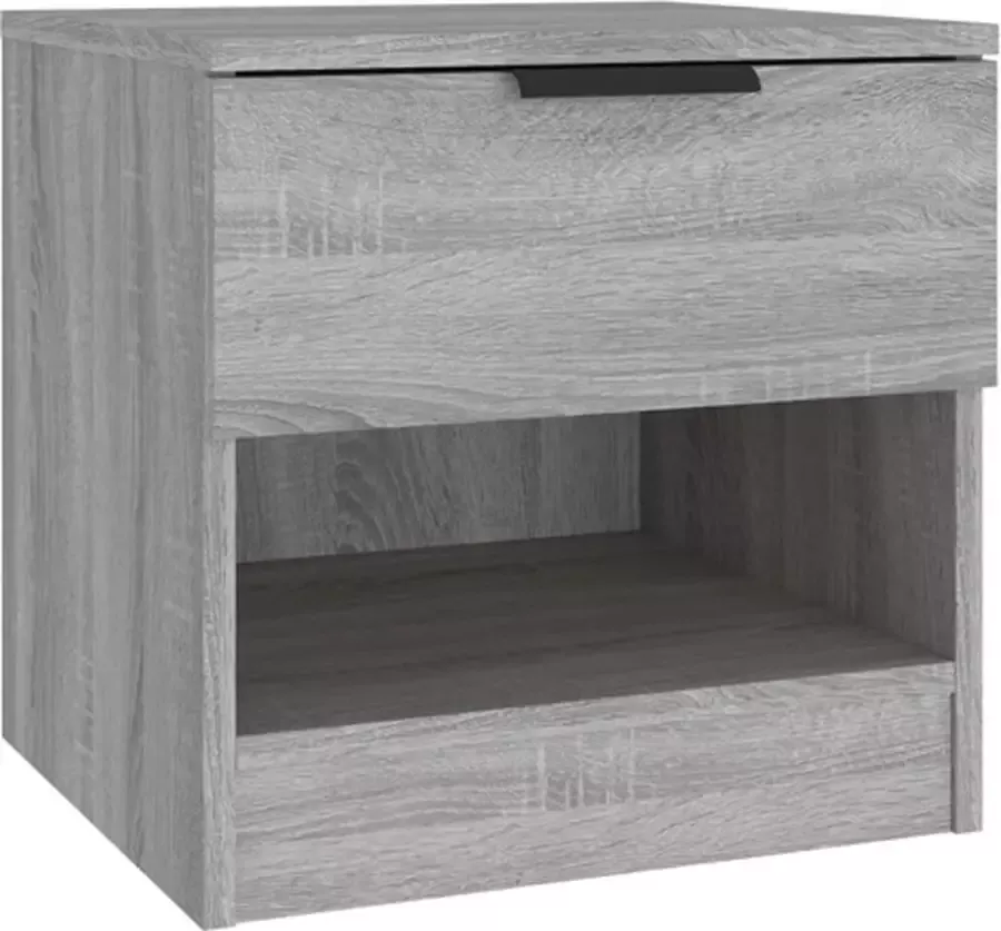 VidaXL -Nachtkastje-bewerkt-hout-grijs-sonoma-eikenkleurig - Foto 2