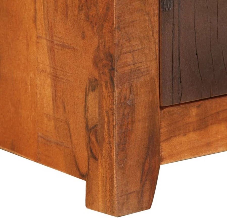 VidaXL Prolenta Premium Nachtkastje massief acaciahout en gerecycled hout