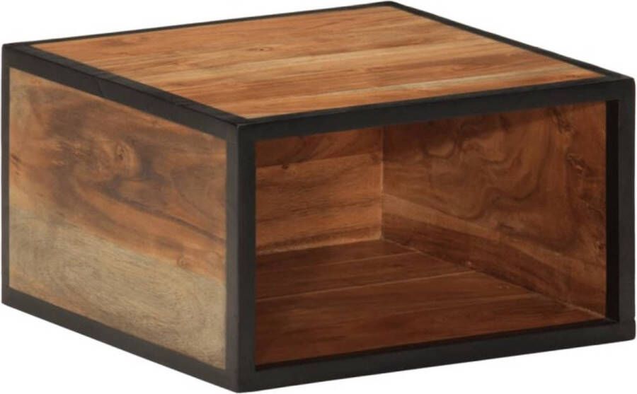 VidaXL -Nachtkastje-wandgemonteerd-35x35x20-cm-massief-acaciahout - Foto 3