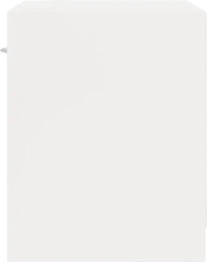 VidaXL -Nachtkastjes-met-lade-2-st-hoogglans-wit - Foto 3