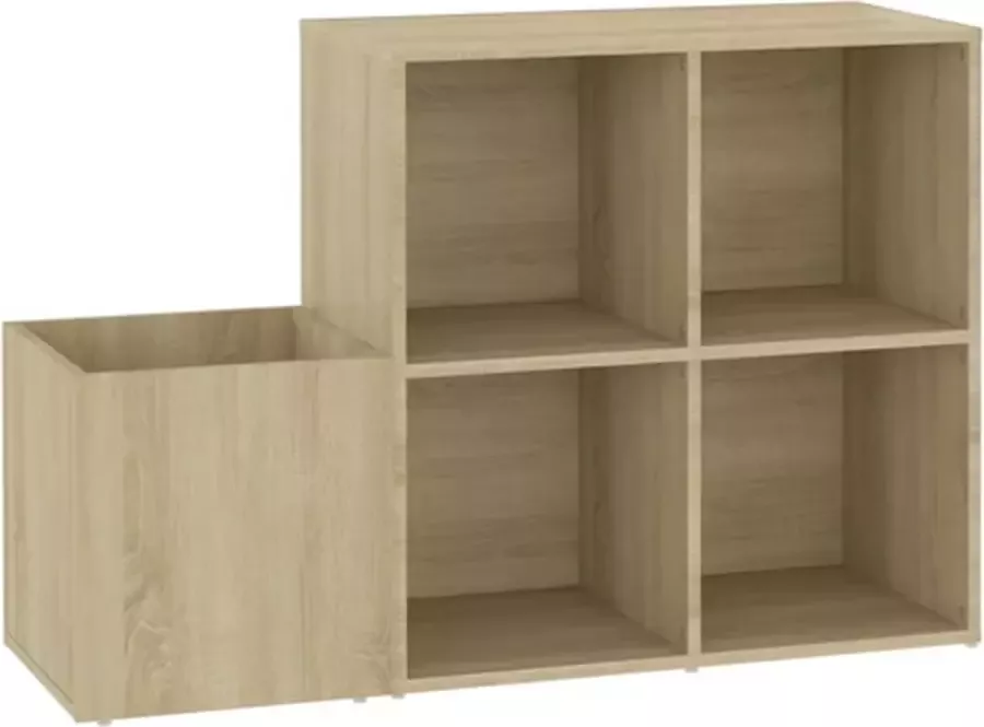 VidaXL -Opbergkast-105x35 5x70-cm-bewerkt-hout-sonoma-eikenkleurig - Foto 2