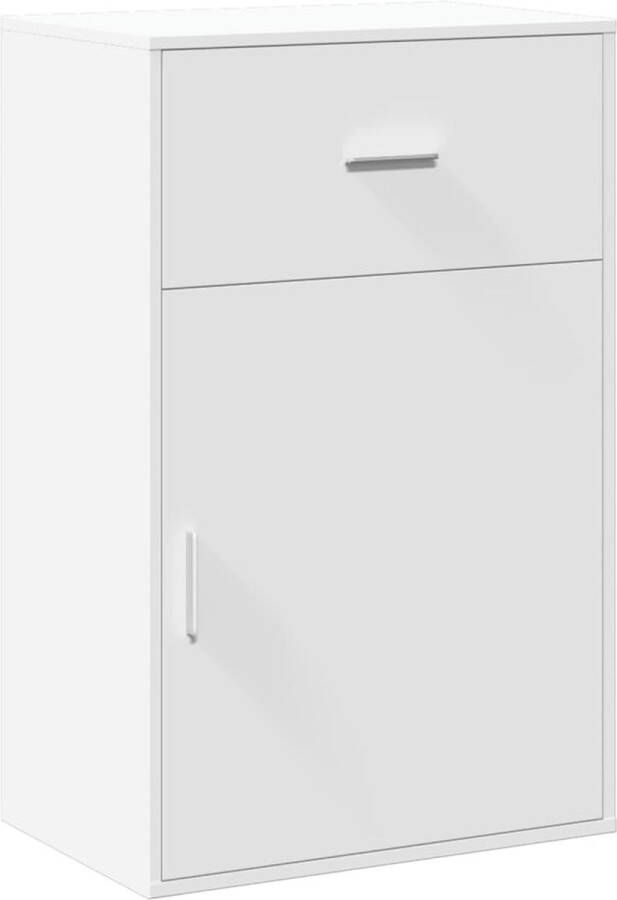 VidaXL -Opbergkast-56 5x39x90-cm-bewerkt-hout-wit - Foto 4