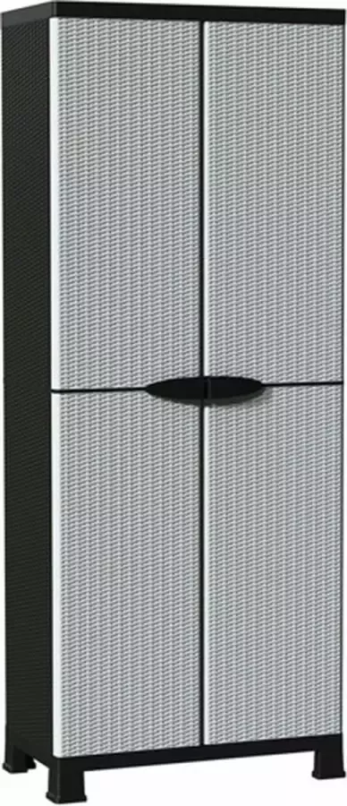 VidaXL -Opbergkast-68x39x171 5-cm-rattan-ontwerp - Foto 3