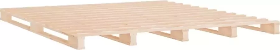VidaXL -Palletbed-massief-grenenhout-180x200-cm-6FT-Super-King - Foto 2