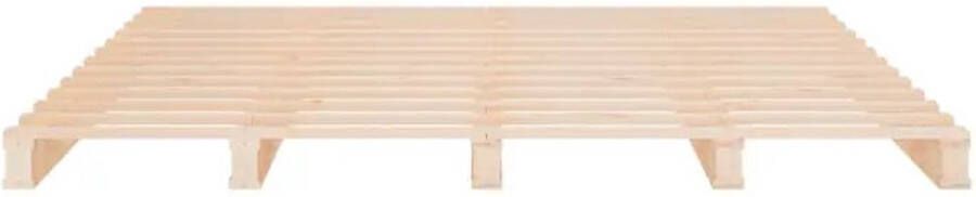 VidaXL -Palletbed-massief-grenenhout-200x200-cm - Foto 2