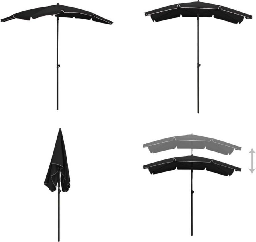 VidaXL Hoofdbord Donkergrijs 203 x 16 x 78 88 cm (B x D x H) Bedonderdeel Inclusief Houtreiniger en verfrisser