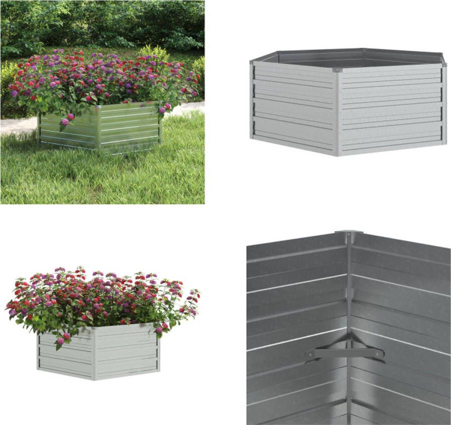 VidaXL Hoofdbord LED Strip Lichtgrijs 93x16x118 128 cm verstelbaar schaarsymbool USB Bedonderdeel Inclusief Houtreiniger en verfrisser