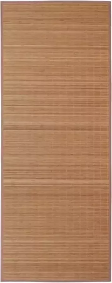 VidaXL Rechthoekige bamboe mat 150 x 200 cm (Bruin)