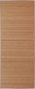 VidaXL Rechthoekige bamboe mat 150 x 200 cm (Bruin)