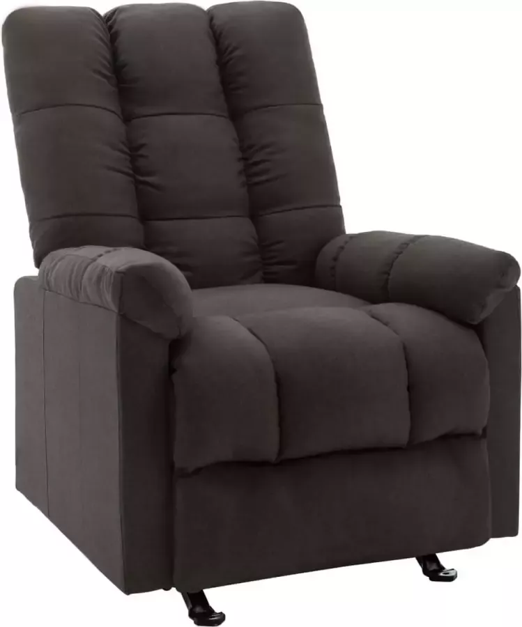 VidaXL Relax fauteuil verstelbaar e draaibaar taupe stof