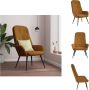 VidaXL Relaxstoel Bruin Fluweel 70 x 77 x 98 cm Stevig frame Trendy ontwerp Fauteuil - Thumbnail 1