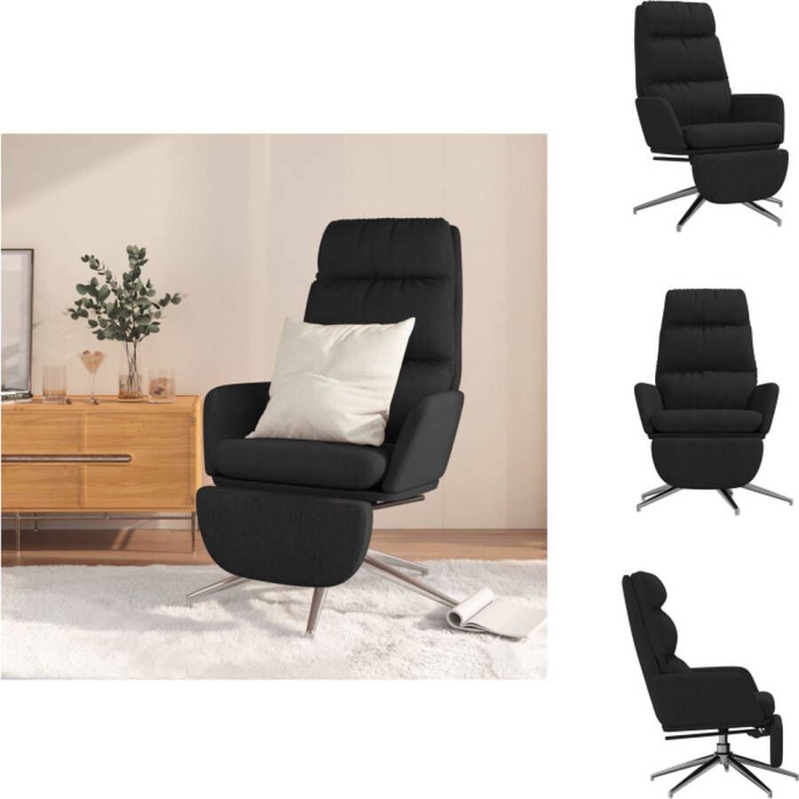 VidaXL Relaxstoel Comfortabel Woonkamerstoel 70x77x98cm 360 graden draaibaar Fauteuil