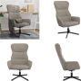 VidaXL Relaxstoel fluweel lichtgrijs Relaxstoel Relaxstoelen Fauteuil Relaxfauteuil - Thumbnail 1