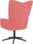 VIDAXL Relaxstoel fluweel roze - Thumbnail 2