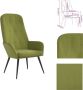 VidaXL Relaxstoel Groen 70x77x98cm Fluweel Fauteuil - Thumbnail 1