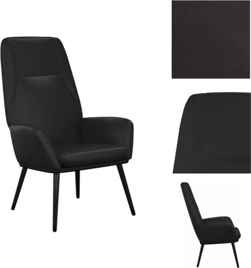 vidaXL Relaxstoel Kunstleer 70 x 77 x 94 cm Optimaal zitcomfort Fauteuil