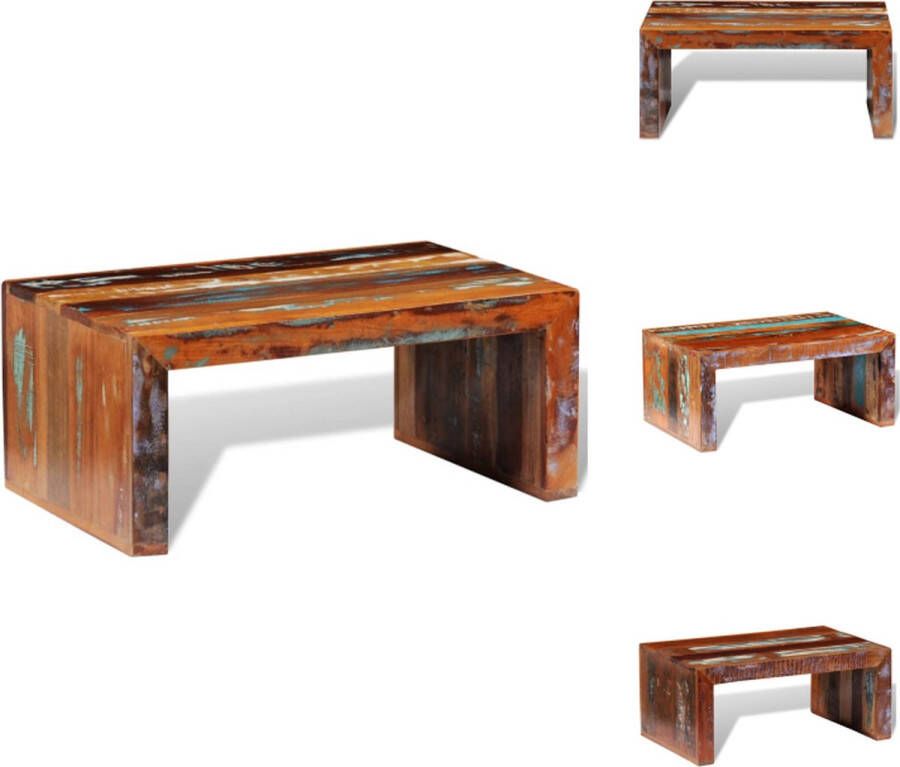 VidaXL Salontafel Salon Tafel Salon Tafels Salontafel gerecycled hout - Foto 2