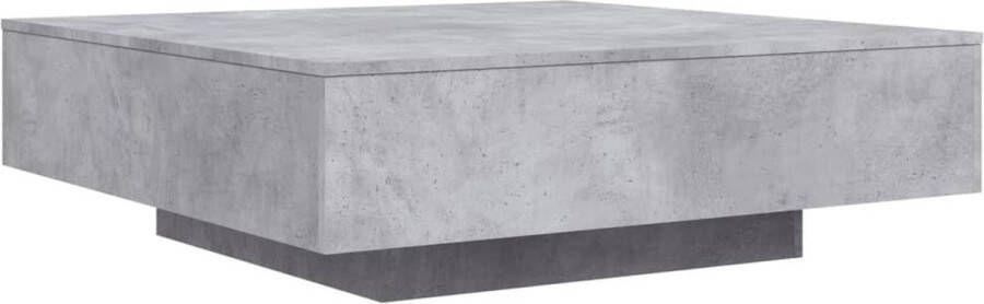 VidaXL -Salontafel-100x100x31-cm-bewerkt-hout-betongrijs - Foto 2