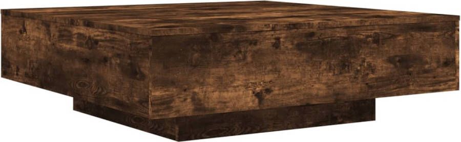 VidaXL -Salontafel-100x100x31-cm-bewerkt-hout-gerookt-eikenkleurig - Foto 2