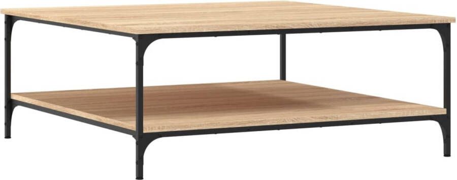 VidaXL Salontafel 100x100x40 cm Sonoma eiken Salontafel Salontafels Bijzettafel Banktafel
