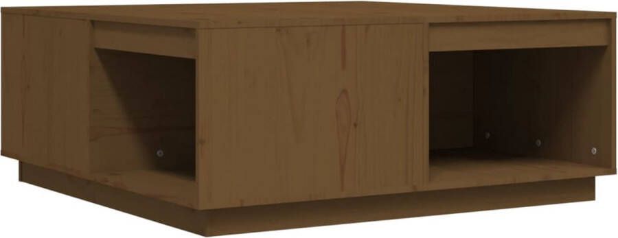 VidaXL -Salontafel-100x101x40 5-cm-massief-grenenhout-honingbruin - Foto 2