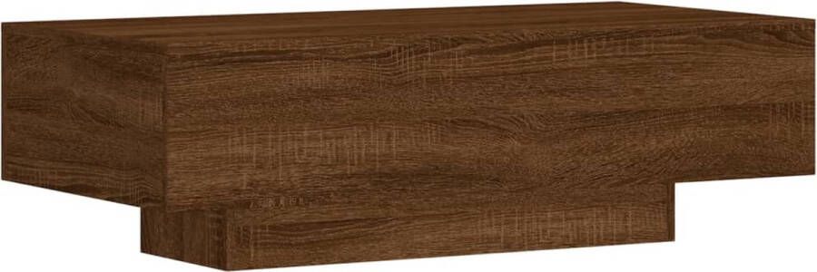 VidaXL -Salontafel-100x49 5x31-cm-bewerkt-hout-bruin-eikenkleur - Foto 2