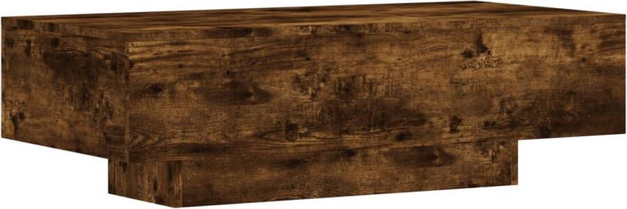 VidaXL -Salontafel-100x49 5x31-cm-bewerkt-hout-gerookt-eikenkleurig - Foto 2