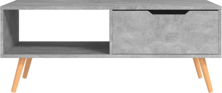 VidaXL -Salontafel-100x49 5x43-cm-bewerkt-hout-betongrijs - Foto 2