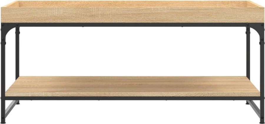 VidaXL -Salontafel-100x49x45-cm-bewerkt-hout-sonoma-eikenkleurig - Foto 2