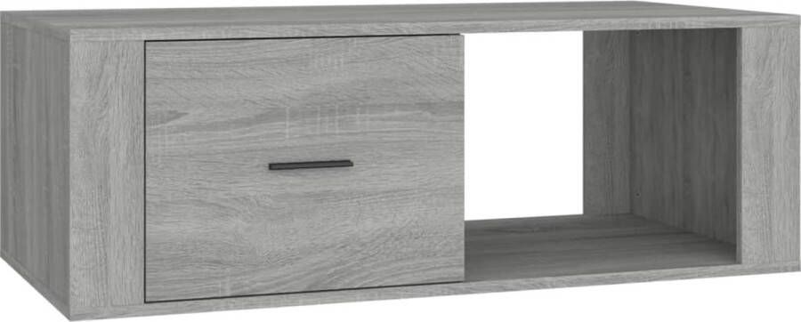 VidaXL -Salontafel-100x50 5x35-cm-bewerkt-hout-grijs-sonoma-eikenkleur - Foto 3