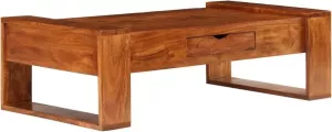 VidaXL Salontafel 100x50x30 cm massief acaciahout bruin