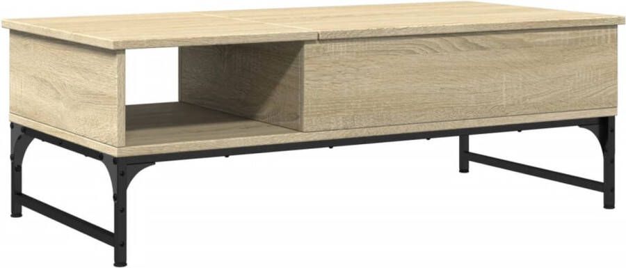 VidaXL Salontafel 100x50x35 cm Sonoma Eiken Salontafel Woonkamer Meubilair Houten Salontafel Moderne Salontafel Eiken Salontafel Tv Tafels