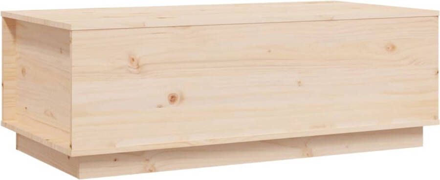 VidaXL Salontafel 100x50x35 cm massief grenenhout Salontafel Houten Salontafel Lift Top Tafel Bijzettafel Opbergruimte Granenhouth Meubilair