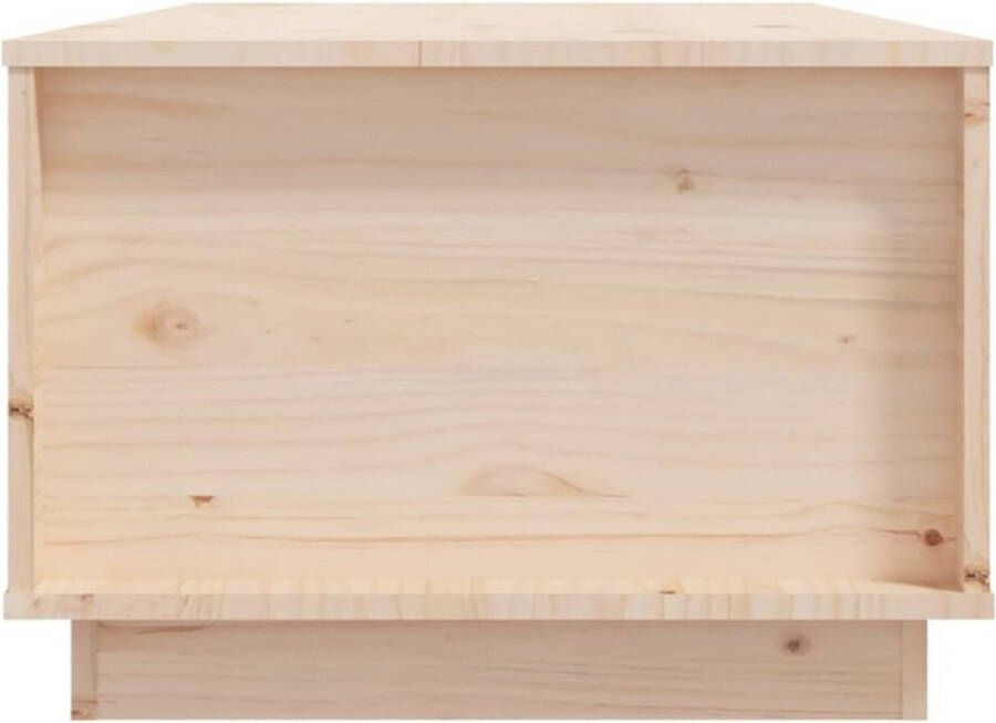 vidaXL Salontafel 100x50x35 cm massief grenenhout
