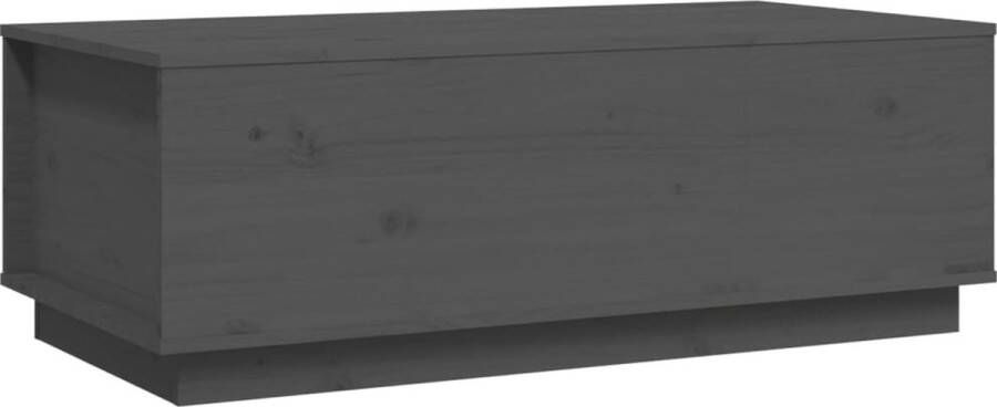 VidaXL -Salontafel-100x50x35-cm-massief-grenenhout-grijs - Foto 2