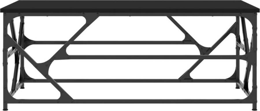 VidaXL -Salontafel-100x50x40-cm-bewerkt-hout-zwart-eikenkleurig - Foto 5