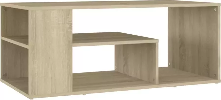 VidaXL -Salontafel-100x50x40-cm-bewerkt-hout-sonoma-eikenkleurig - Foto 3