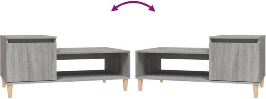VidaXL -Salontafel-100x50x45-cm-bewerkt-hout-grijs-sonoma - Foto 8