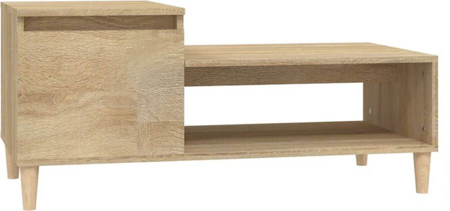 VidaXL -Salontafel-100x50x45-cm-bewerkt-hout-sonoma-eiken - Foto 4