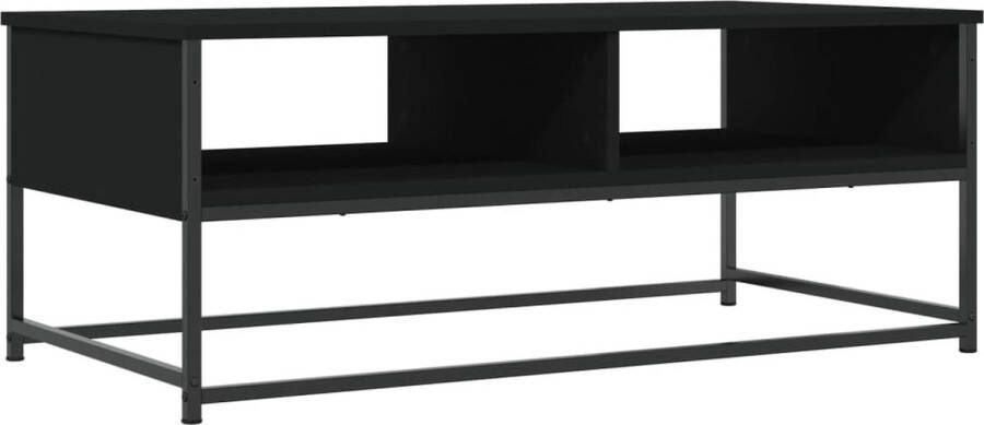 VidaXL -Salontafel-100x51x40-cm-bewerkt-hout-zwart - Foto 3