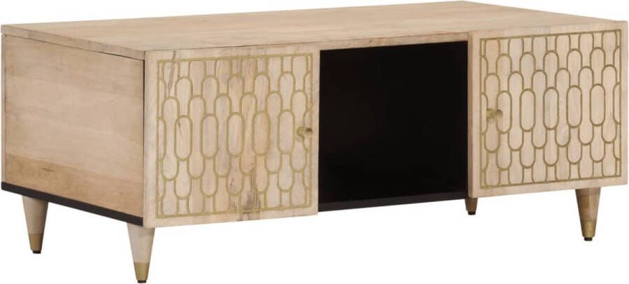 VidaXL -Salontafel-100x54x40-cm-massief-mangohout - Foto 2